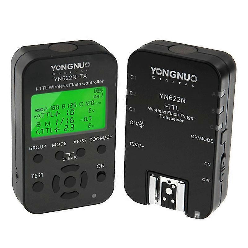 (New) YONGNUO YN622N-KIT i-TTL Wireless Flash Trigger Controller + Transceiver Kit for Nikon Camera