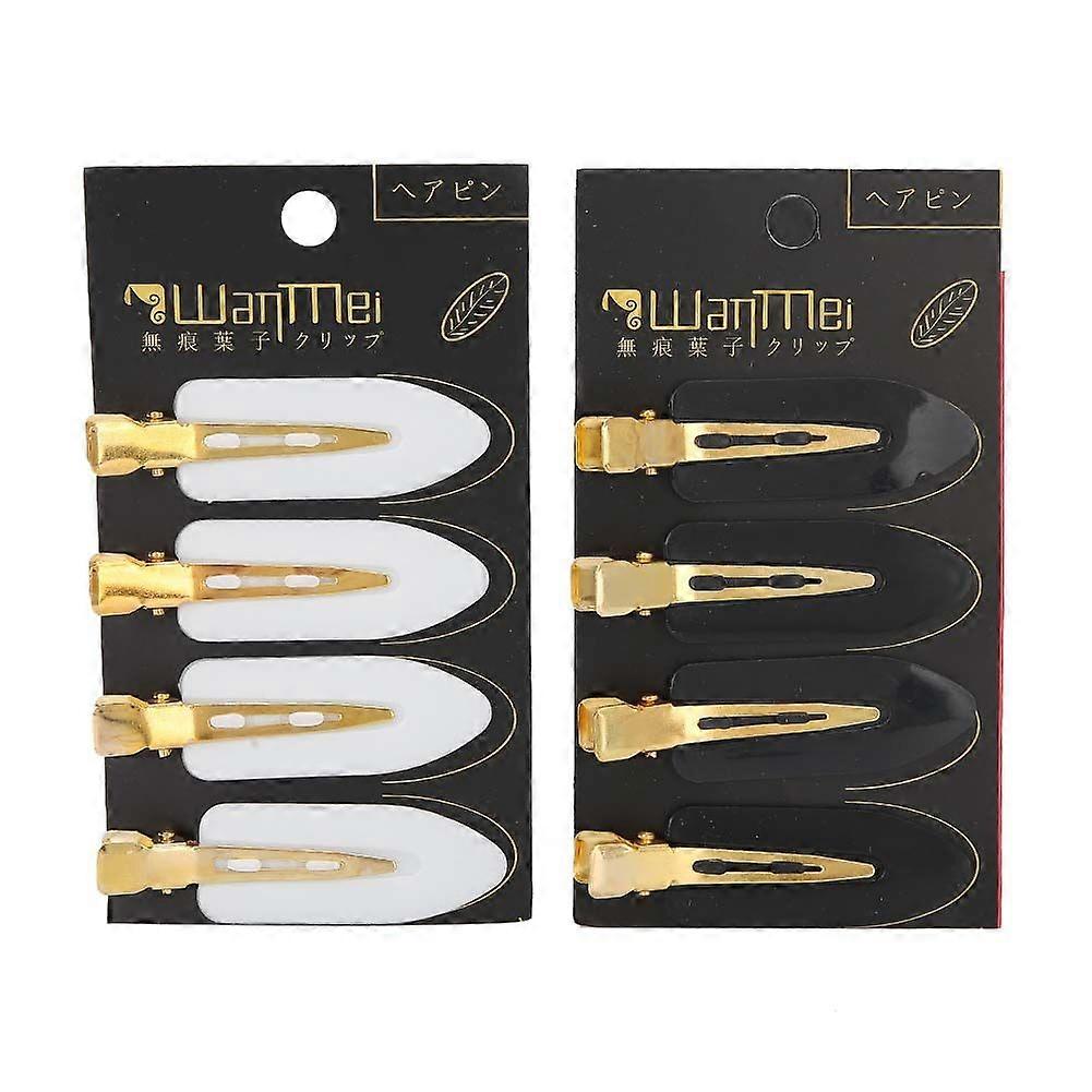 8 Pcs Leaf Shaped Non-Slip Hair Clips