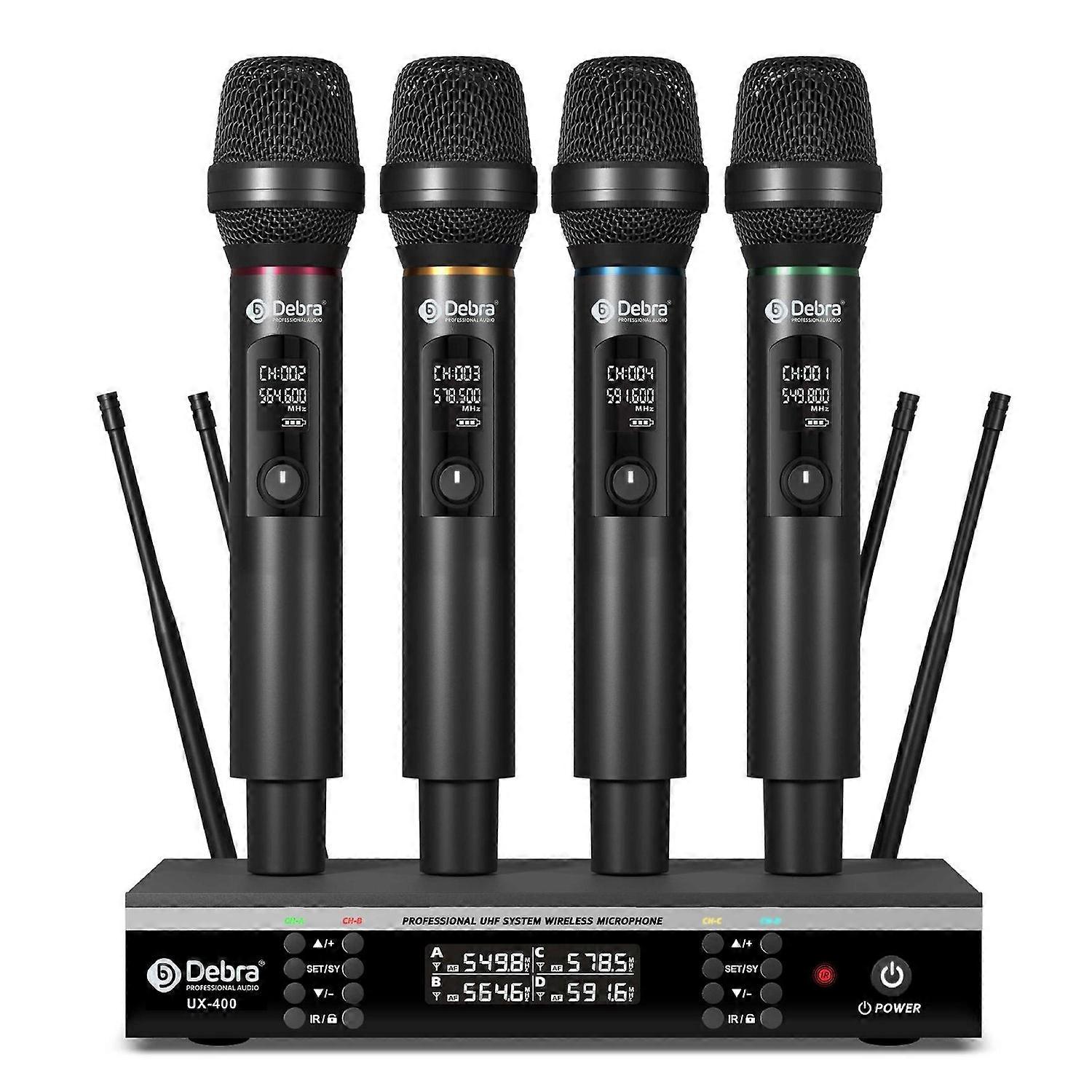 UX-400 Microphone rechargeable sans fil 4-en-1 UX-400