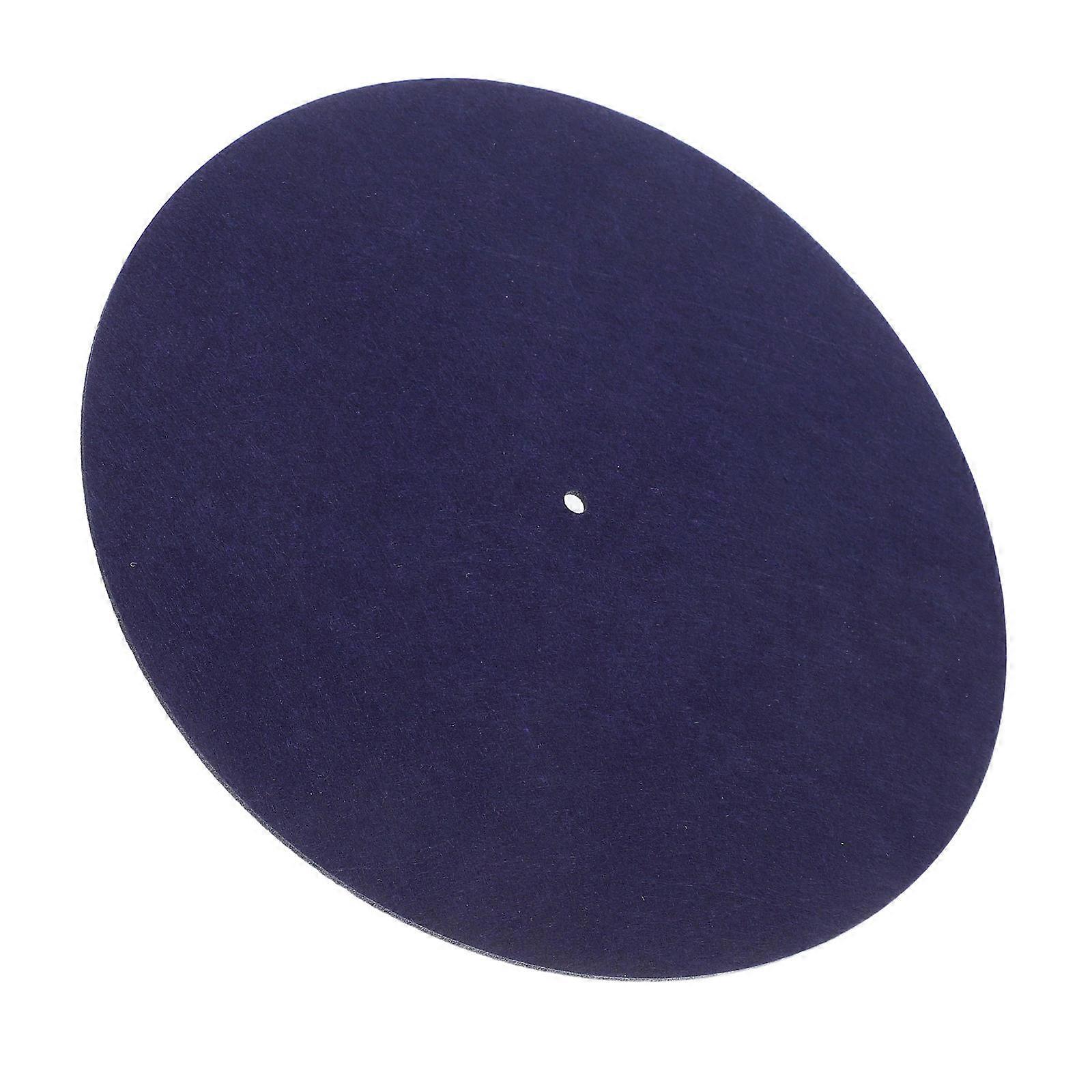 Record Player Felt Mat Turntable Slipmat for Anti-Slip 3Pcs Navy Pads