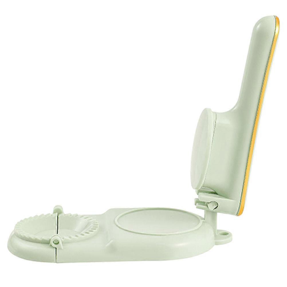 Dumpling Making Mold Multifunctional Dough Pressers for Families Green Pp Material Easy to Use 1Pack