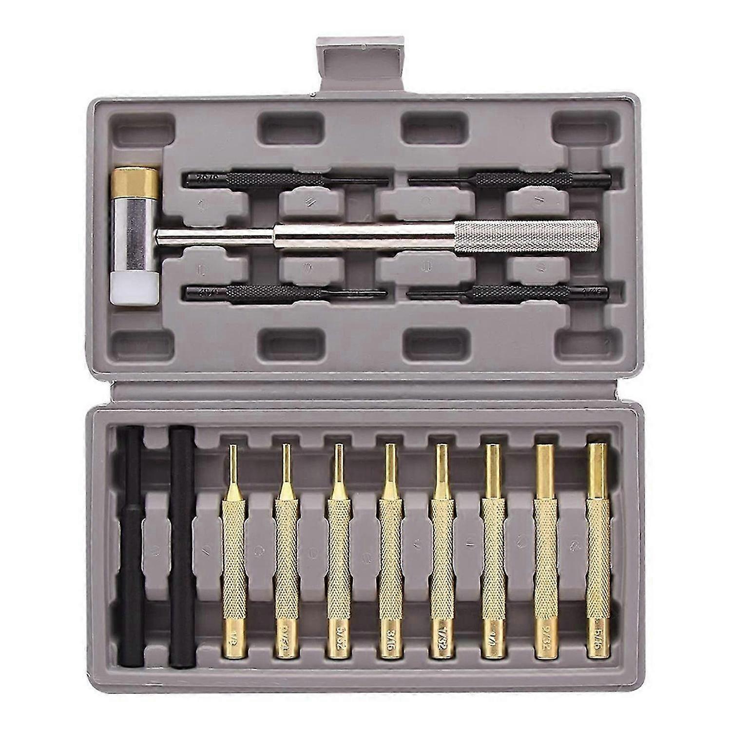 Professional Roll Pin Punch Set & Hammer