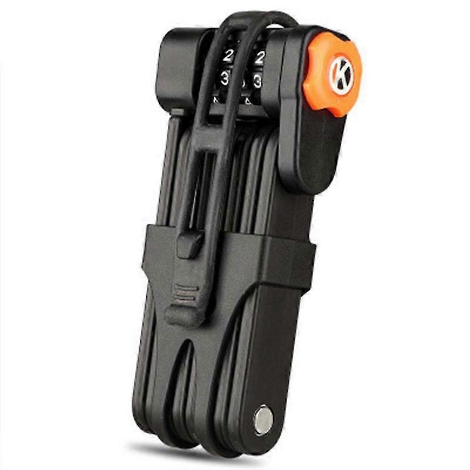 Bicycle Lock Anti-Theft Folding Lock 4-Digit Combination Joint Lock Bicycle Mountain Bike Folding Lo