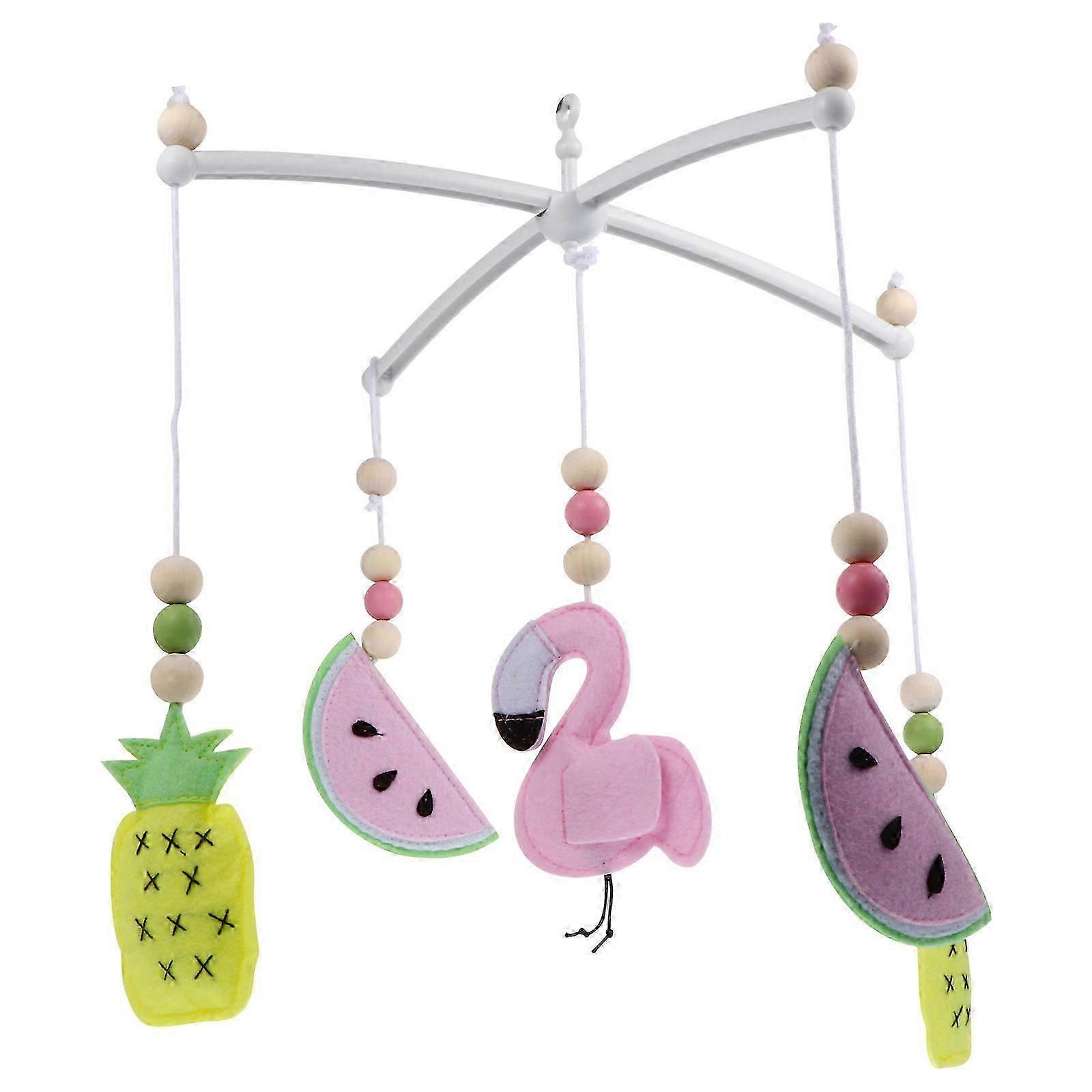 Wind Chime Bed Bell Mobile Nursery Assorted Color Felt Decoration 1Pack