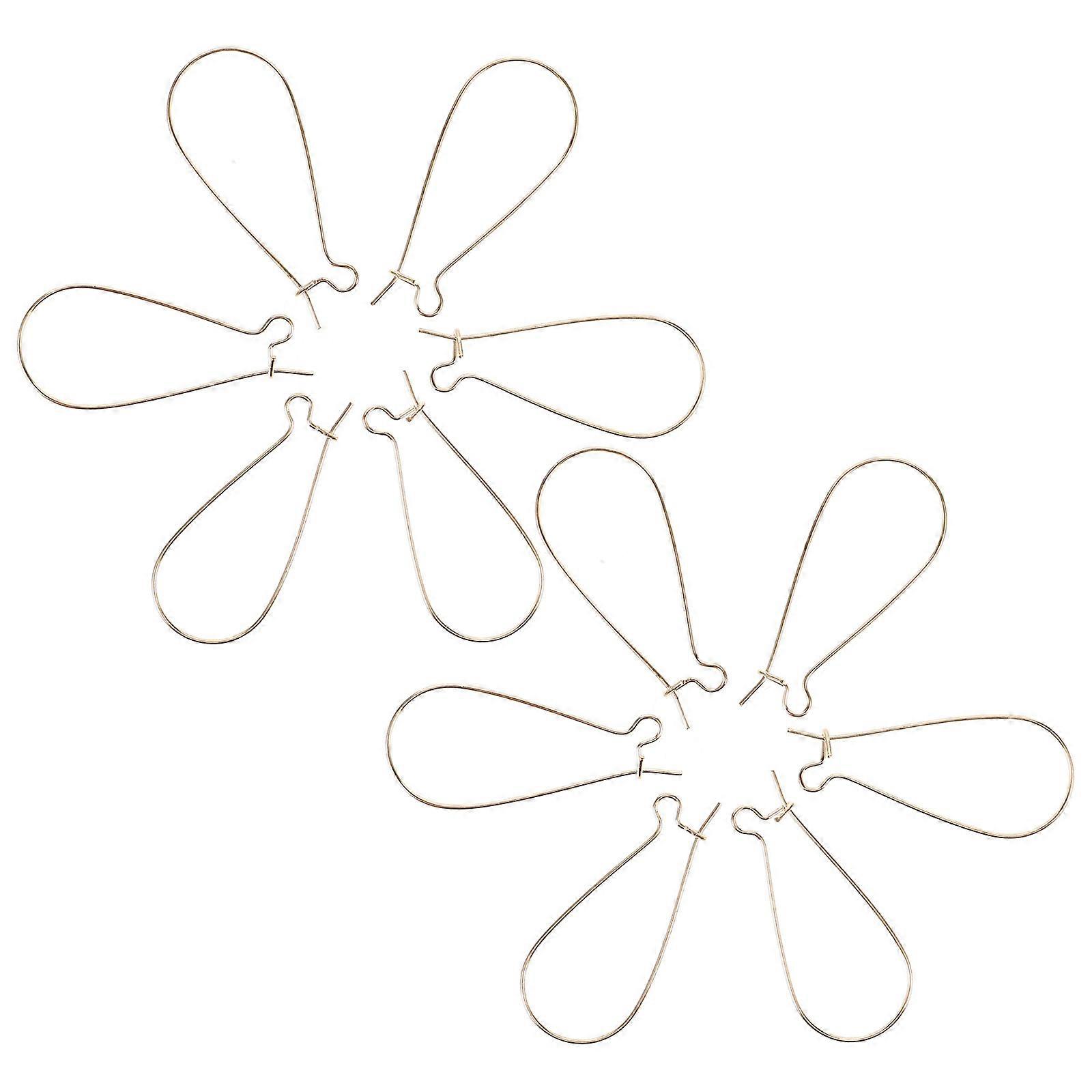 Earring Hooks Iron Material for DIY Earring Making 100Pcs Decorative Hooks