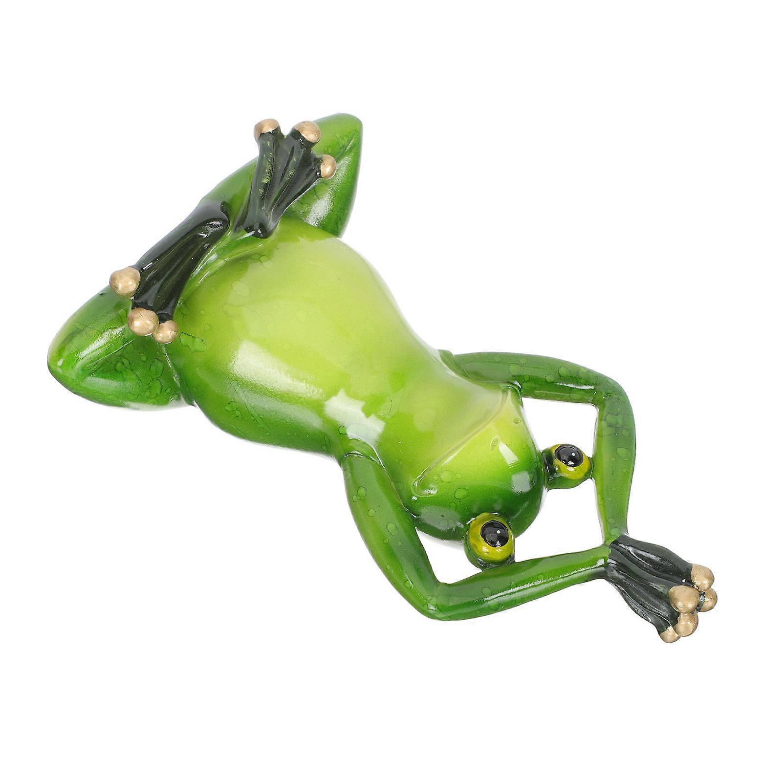 Simulation Frogs Ornament for Decorating Resin Model