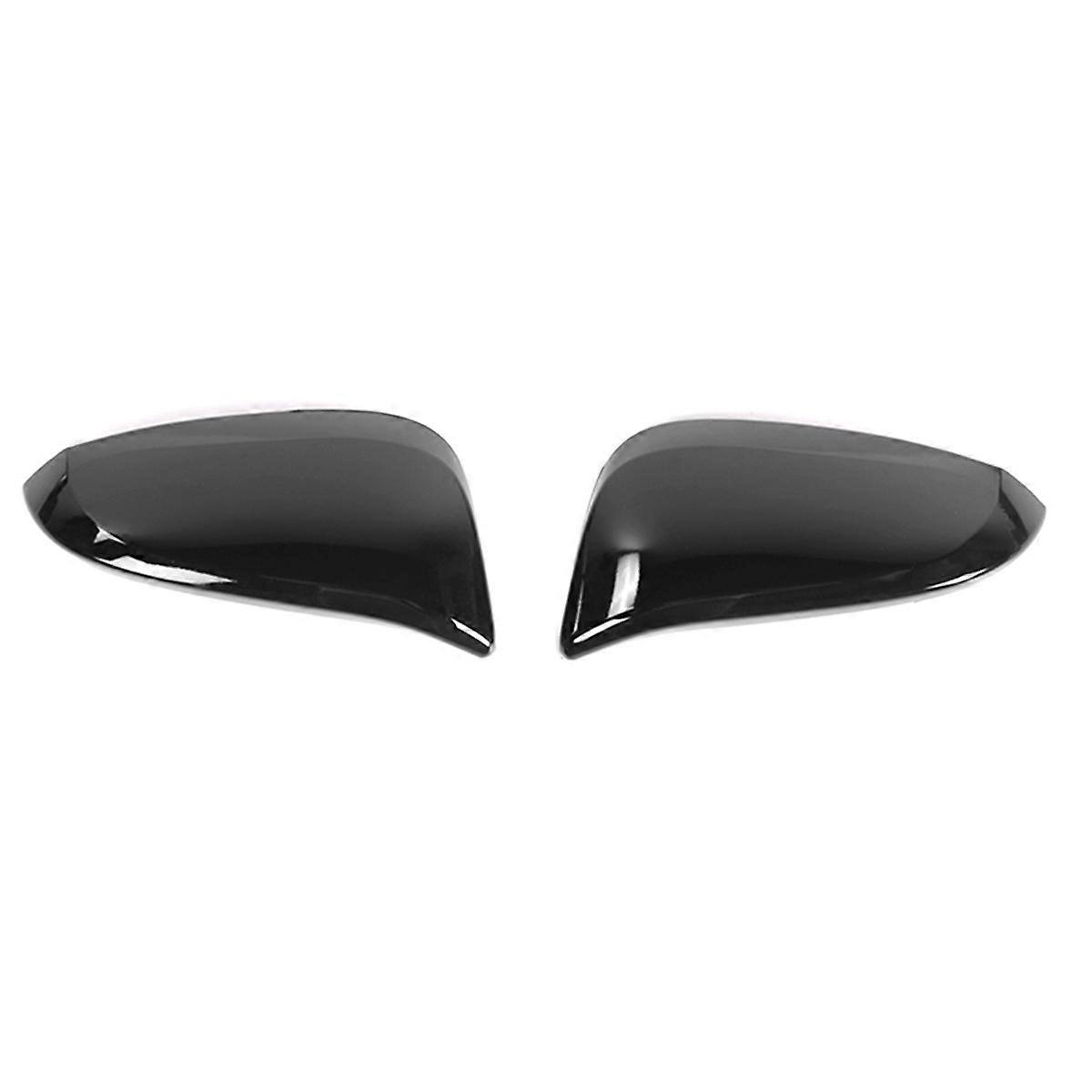 2Pcs Rearview Mirror Cover Side Door Wing Housing Cap For 