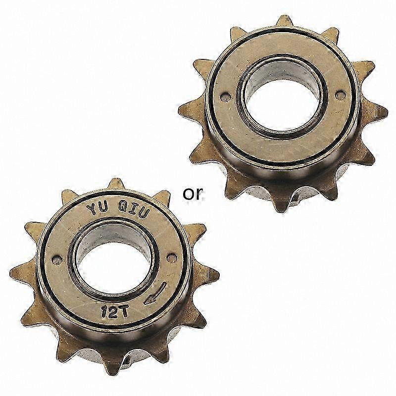 Single Speed 12T 34mm Freewheel for Mountain and Road Bikes, Cycling Replacement Parts for Sports Riding and Equipment Modification