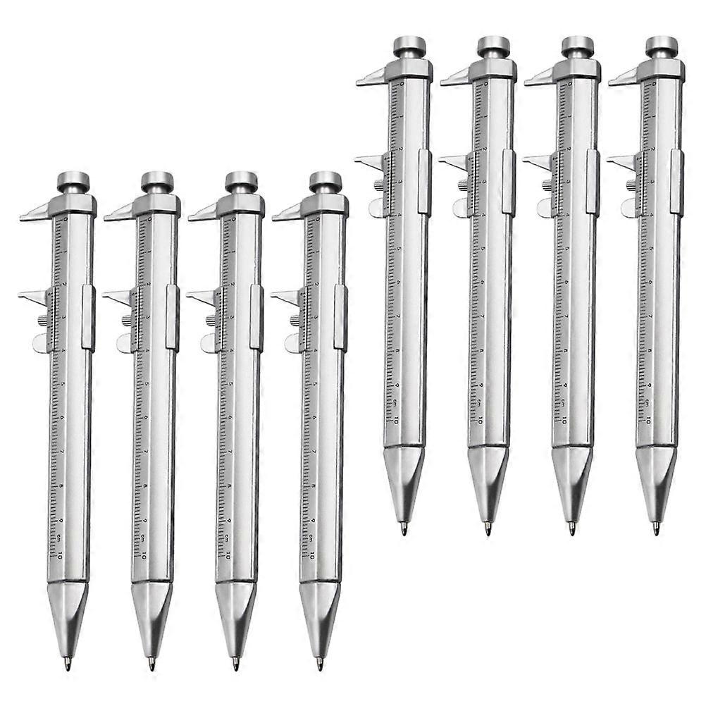 Vernier Caliper Ballpoint Pen Scale Writing Tool for Students 8Pcs