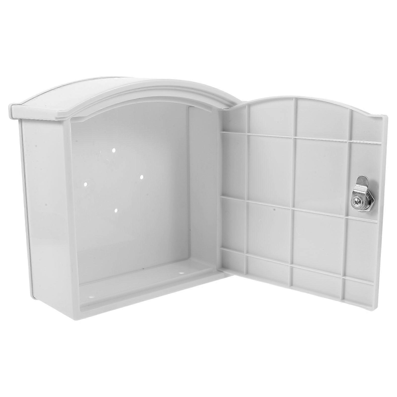 Wall Mount Milk Box with Lock for Milk Bottle Storage 2Pcs