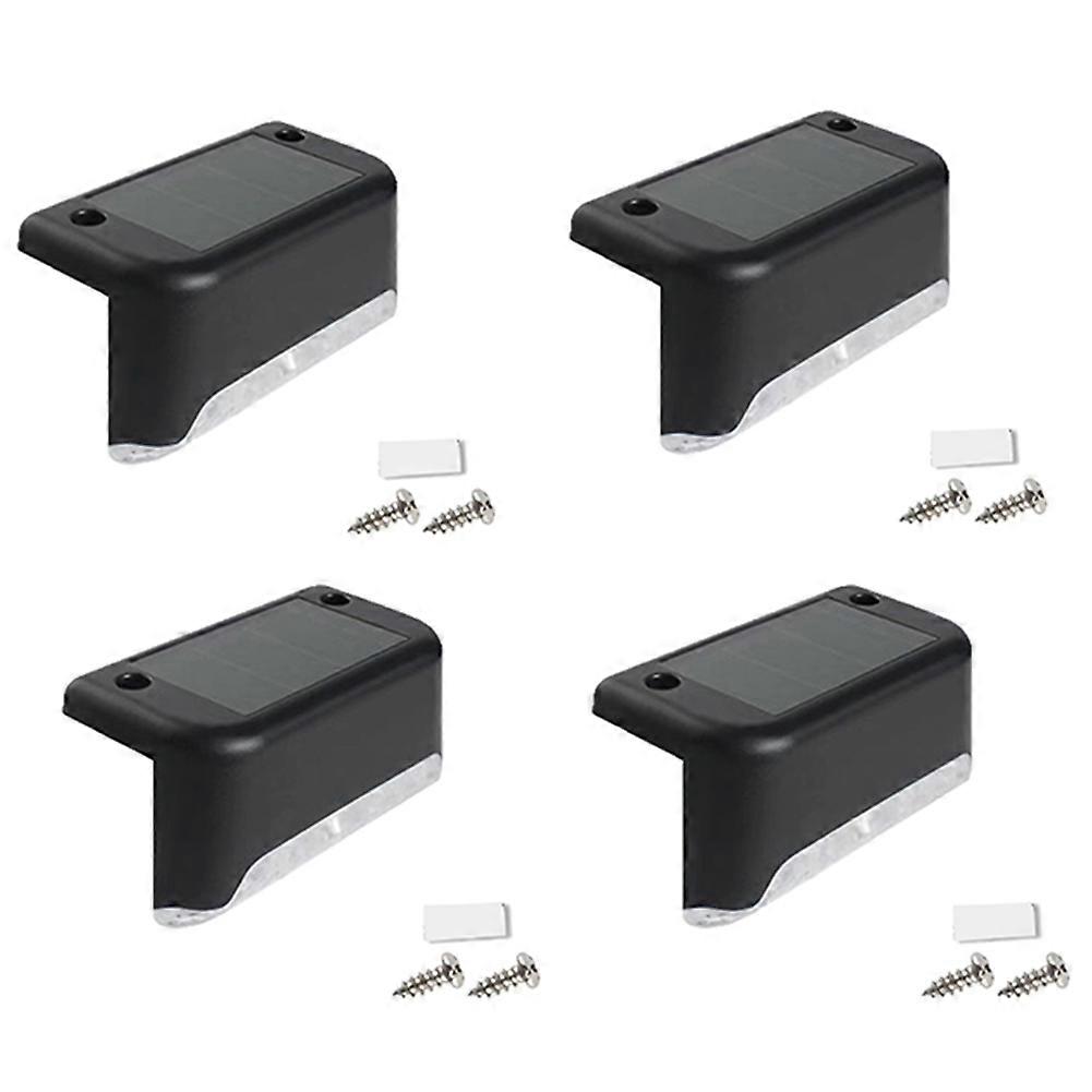 Solar Deck Light Waterproof Solar Power Garden Lamps Fence Light for Railing Stairs Step Fence Yard Patio Pathway