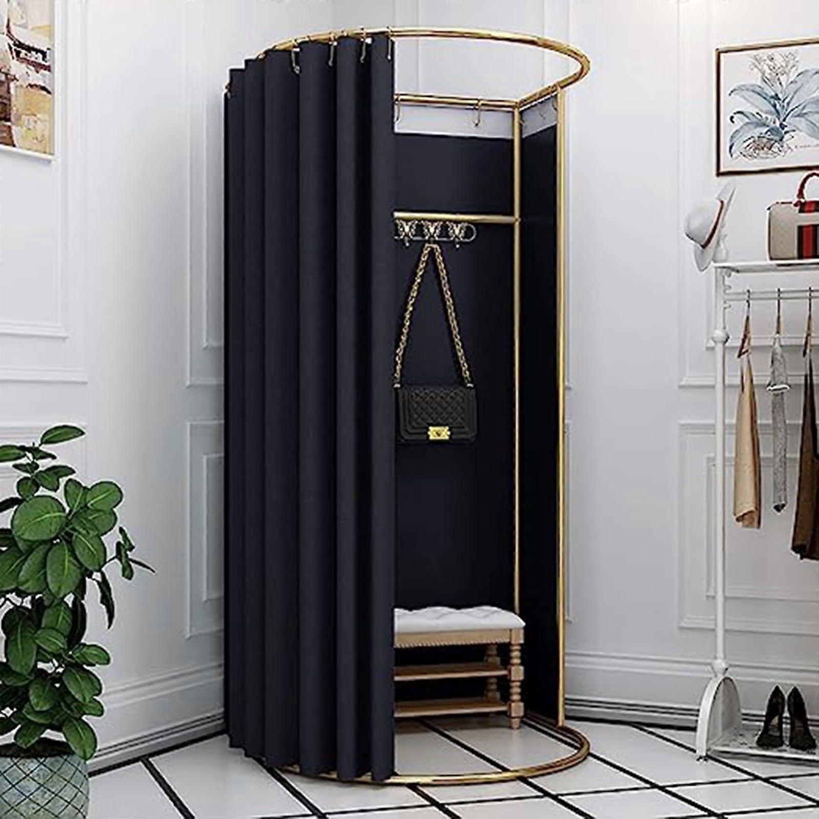 Portable Changing Room Detachable Dressing Room With Rail, Simple Fitting Room, Durable Locker, 100 X 95 X 200 Cm