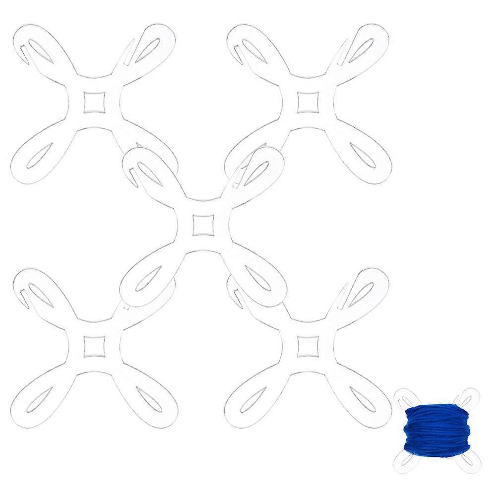 Empty Thread Spools Acrylic Material for Sewing 15Pcs Pack