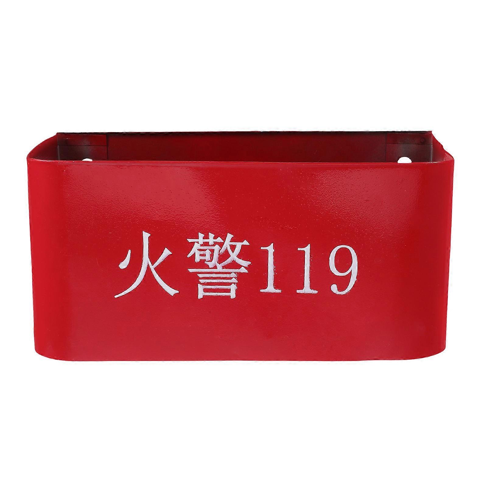 2Pcs Heavy Duty Iron Fire Extinguisher Wall Bracket For Emergency Situations Office Storage Solution