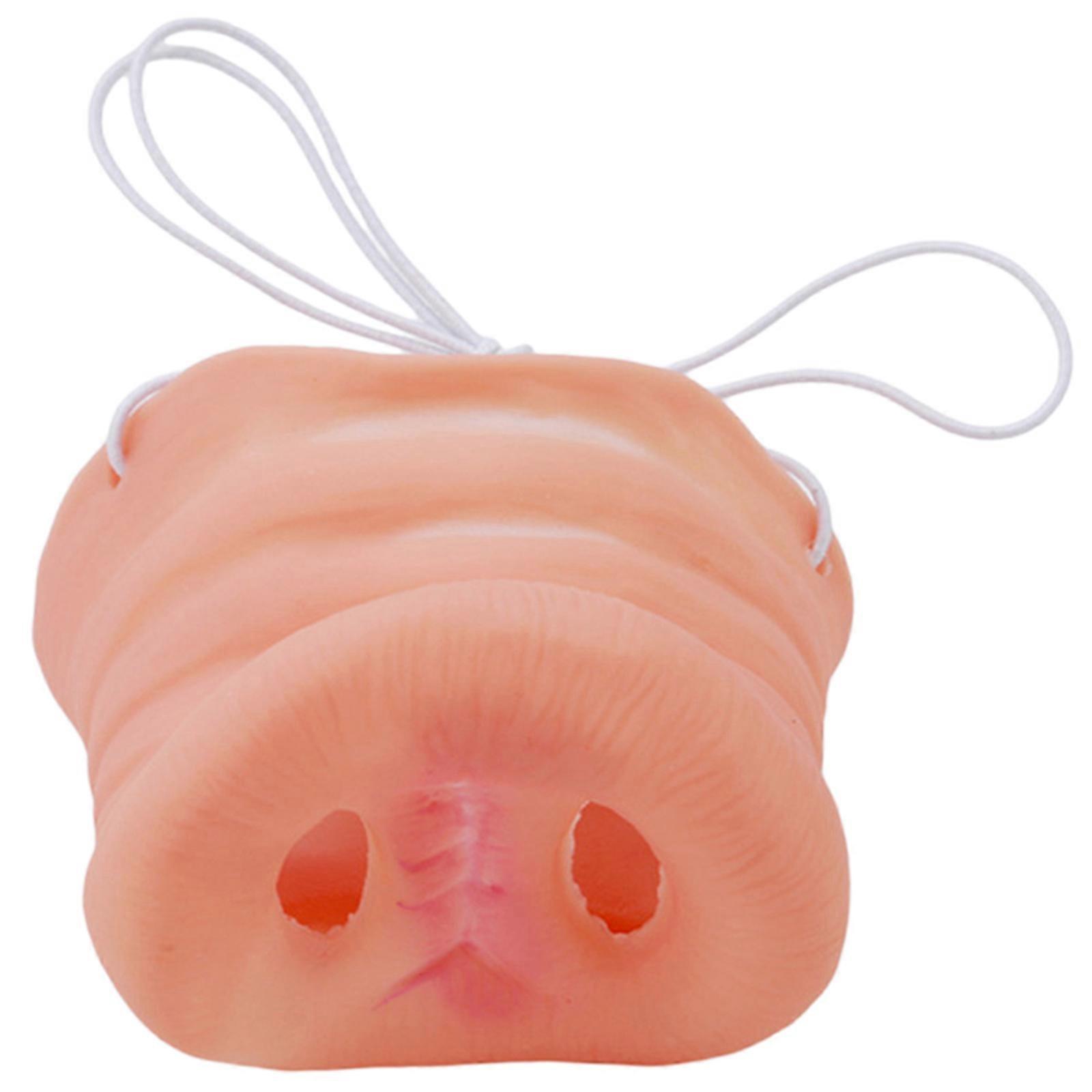 Lovely Pig Nose Cosplay Supplies For Masquerade Party Adult And Children Use 3Pcs Elastic Accessory
