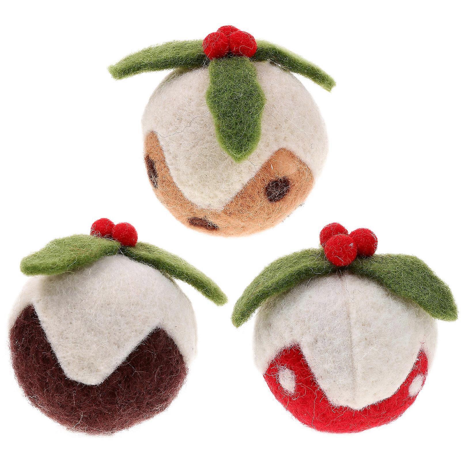 Christmas Pet Cat Toy Wool Balls for Exercise and Play 9Pcs Pack