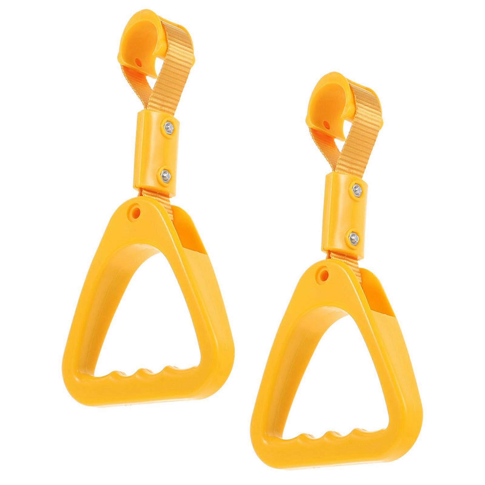 Subway Handle Ring Car Hand Strap for Convenience 8Pcs Yellow Set