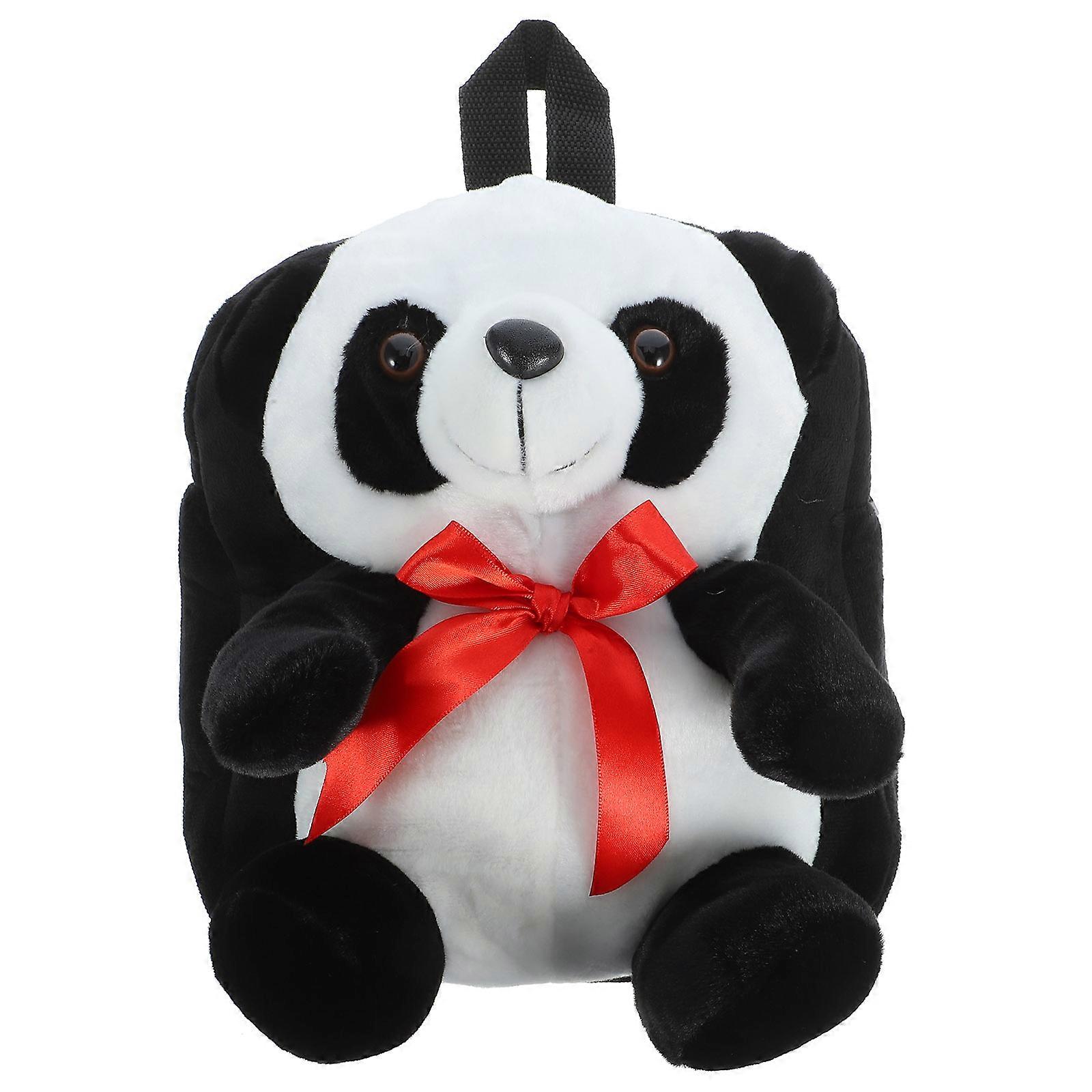 Versatile Plush Backpack for School Use with Adjustable Straps 2Pcs