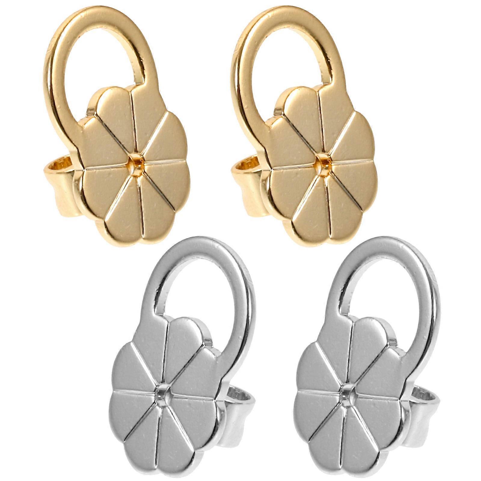 Earring Backs for Earrings Use Metal Studs 20Pcs Assorted Color Alloy