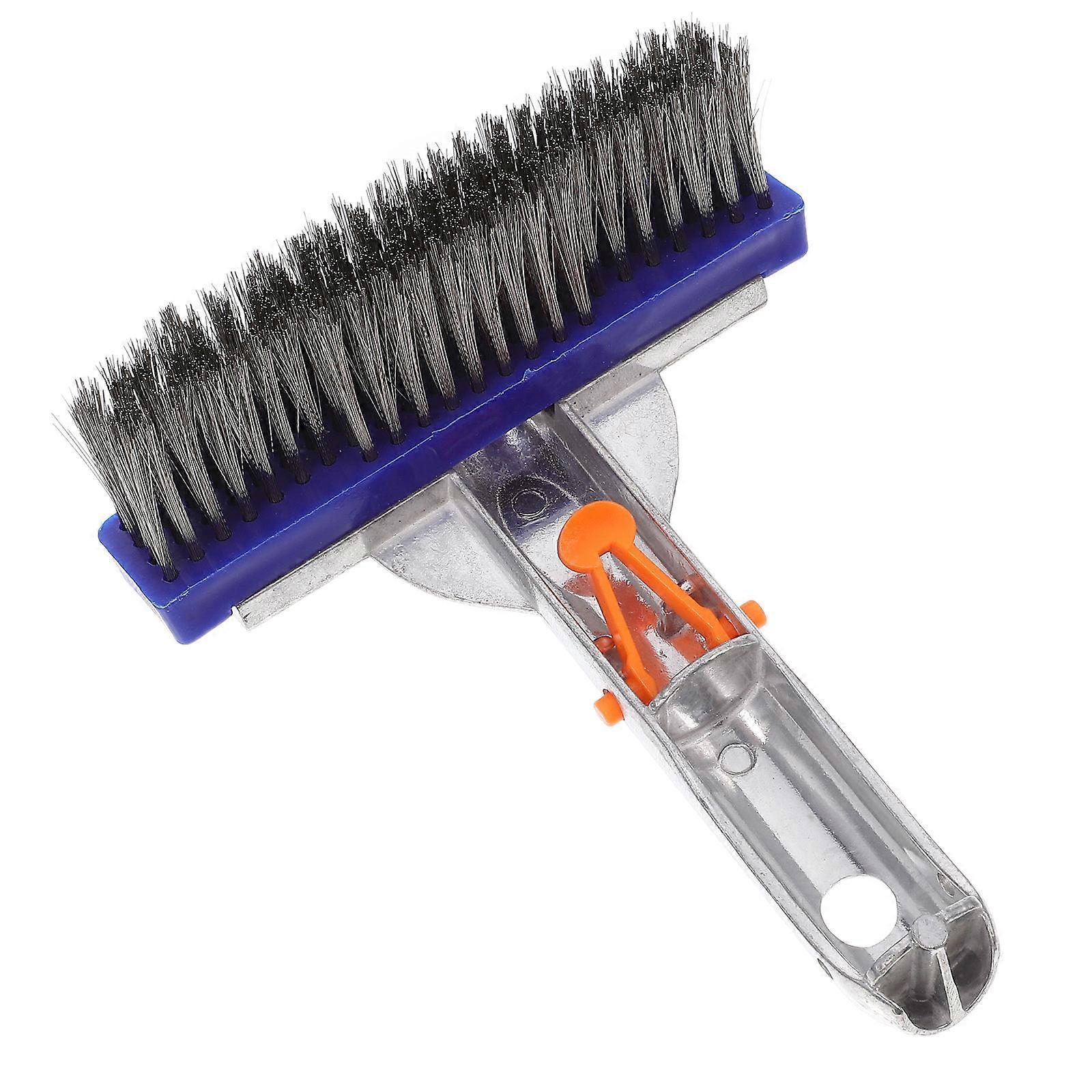 Portable Pool Cleaning Brush 5Pcs Versatile Tool For Outdoor Pool Maintenance Offering Use And Effective Stain Removal