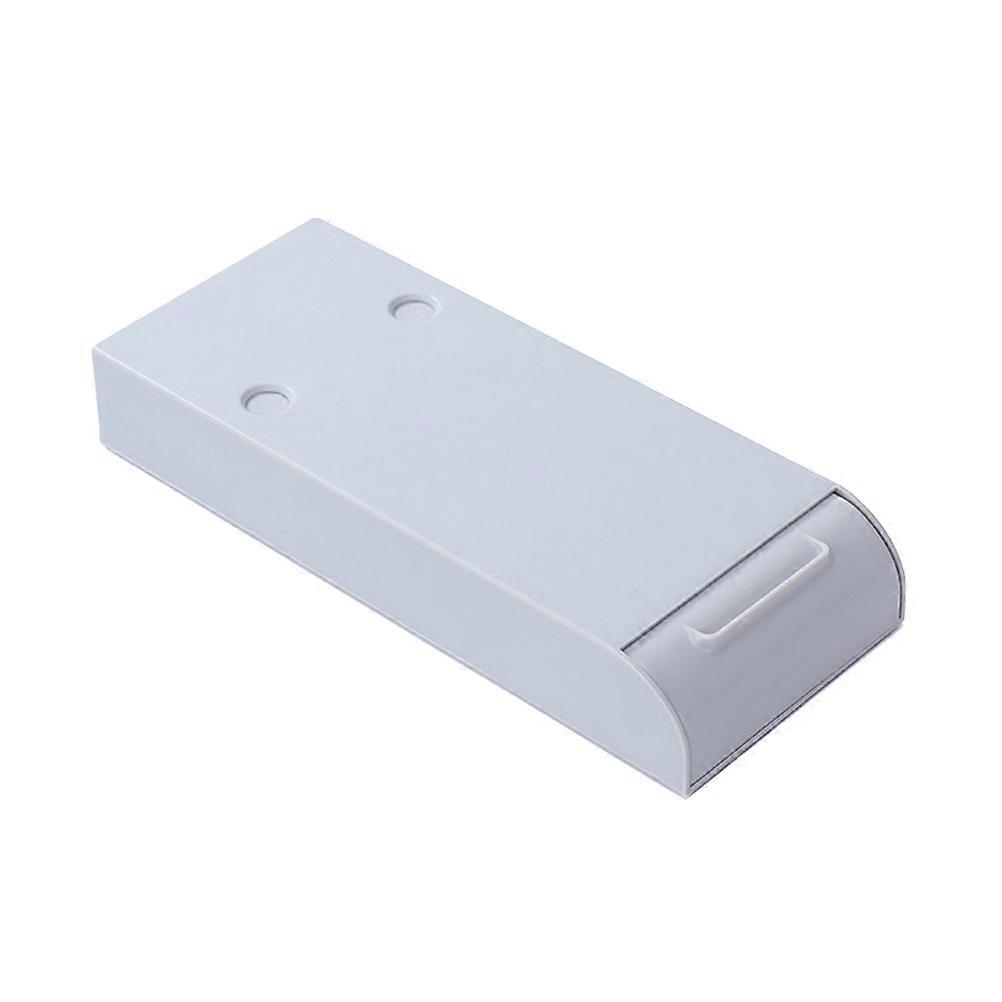 Drawer Design Pen Holder Under Desk for Storage 2Pcs Grey Container