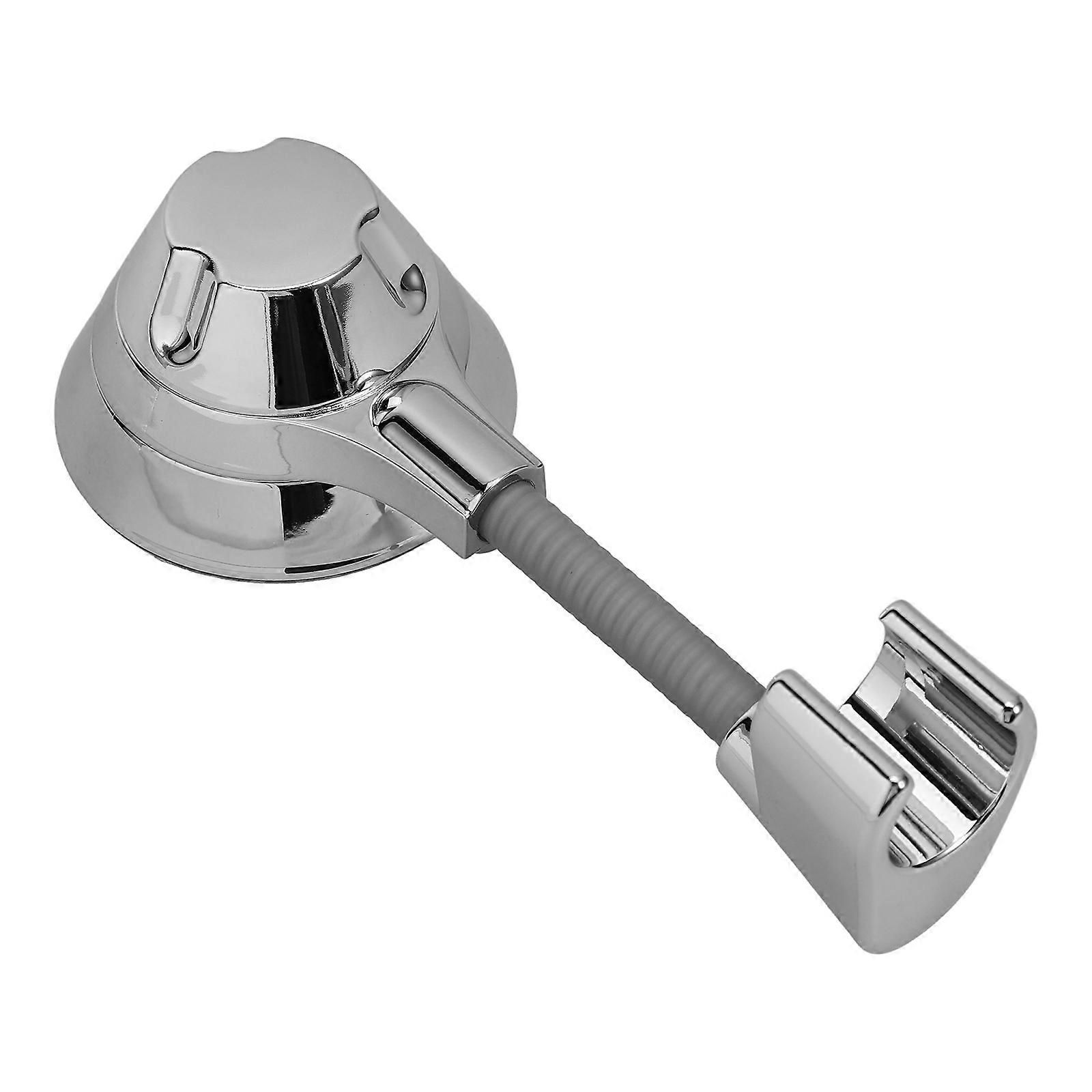 Silver Bathroom Shower Handle Mount for Wall with 4Pcs Holders