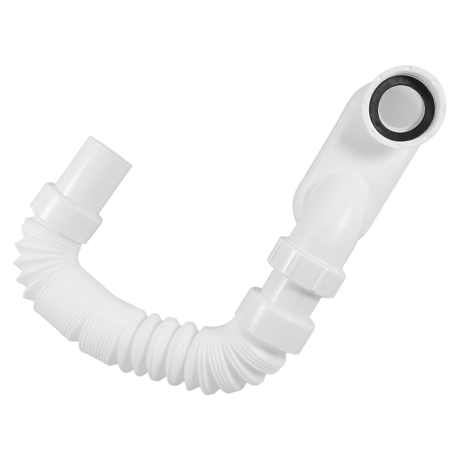 Flexible Bathtub Drain Hose Pipe Replacement for Sink Waste with 2Sets