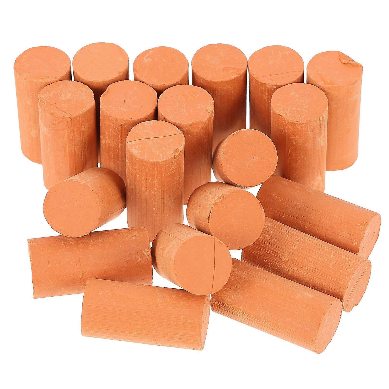DIY Bricks Pottery Clay for Mini Garden 20Pcs Red Miniature Models