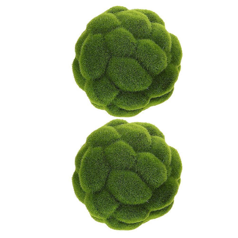 Green Decorative Balls Simulated balls for Decoration 8Pcs