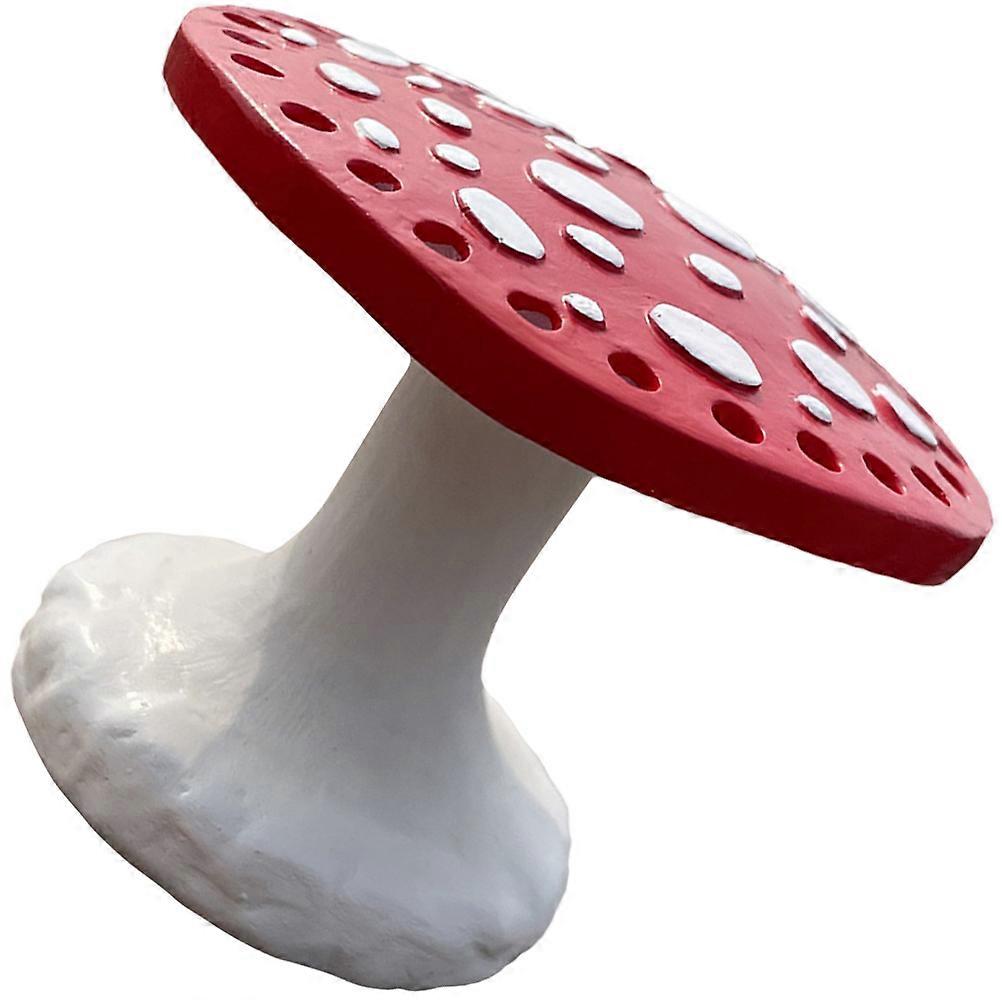 Red Mushroom Earring Holder for Storage 4Pcs Dangle Earring Display Stand