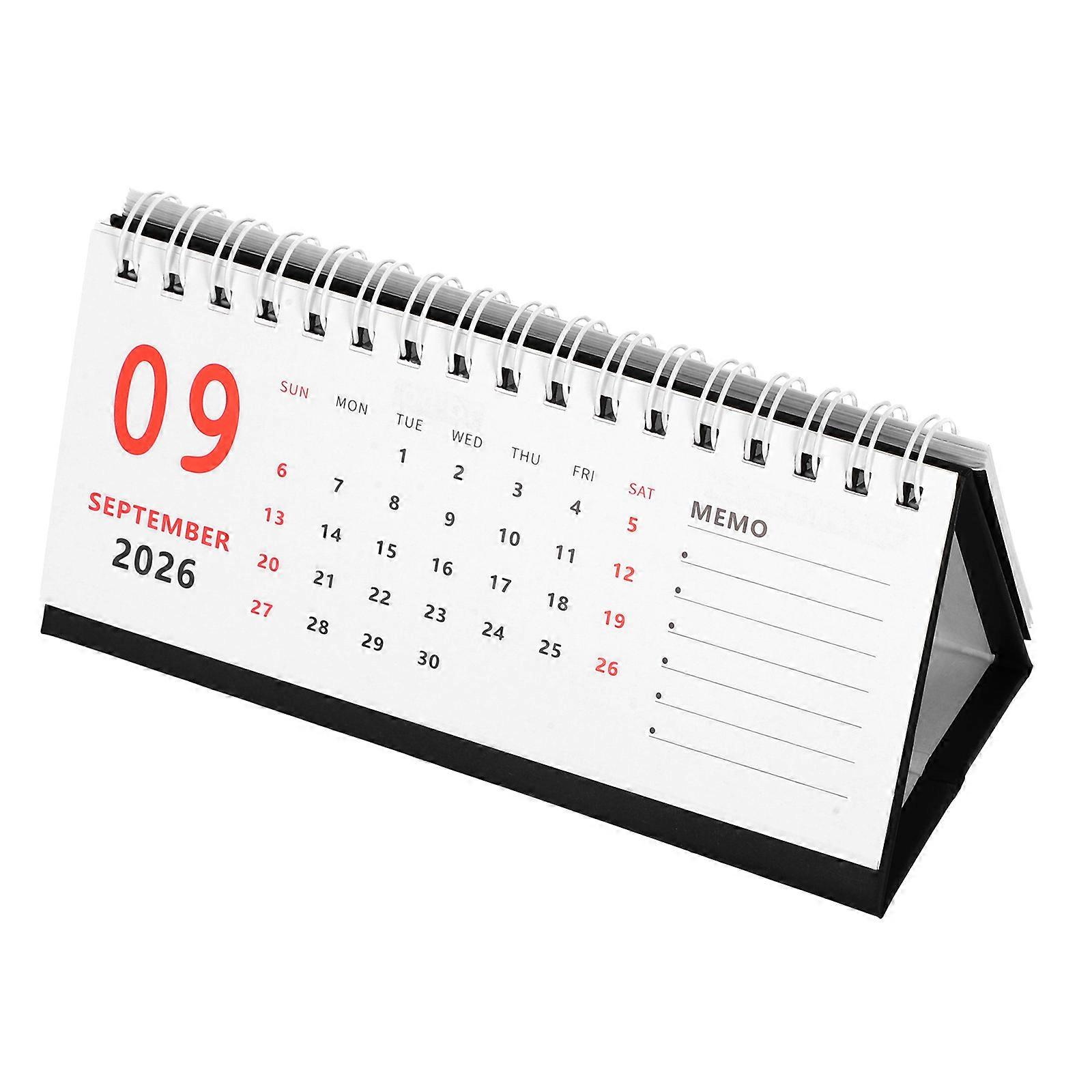 Mini 2025 Desk Calendar 5Pcs for Office Desk Organization
