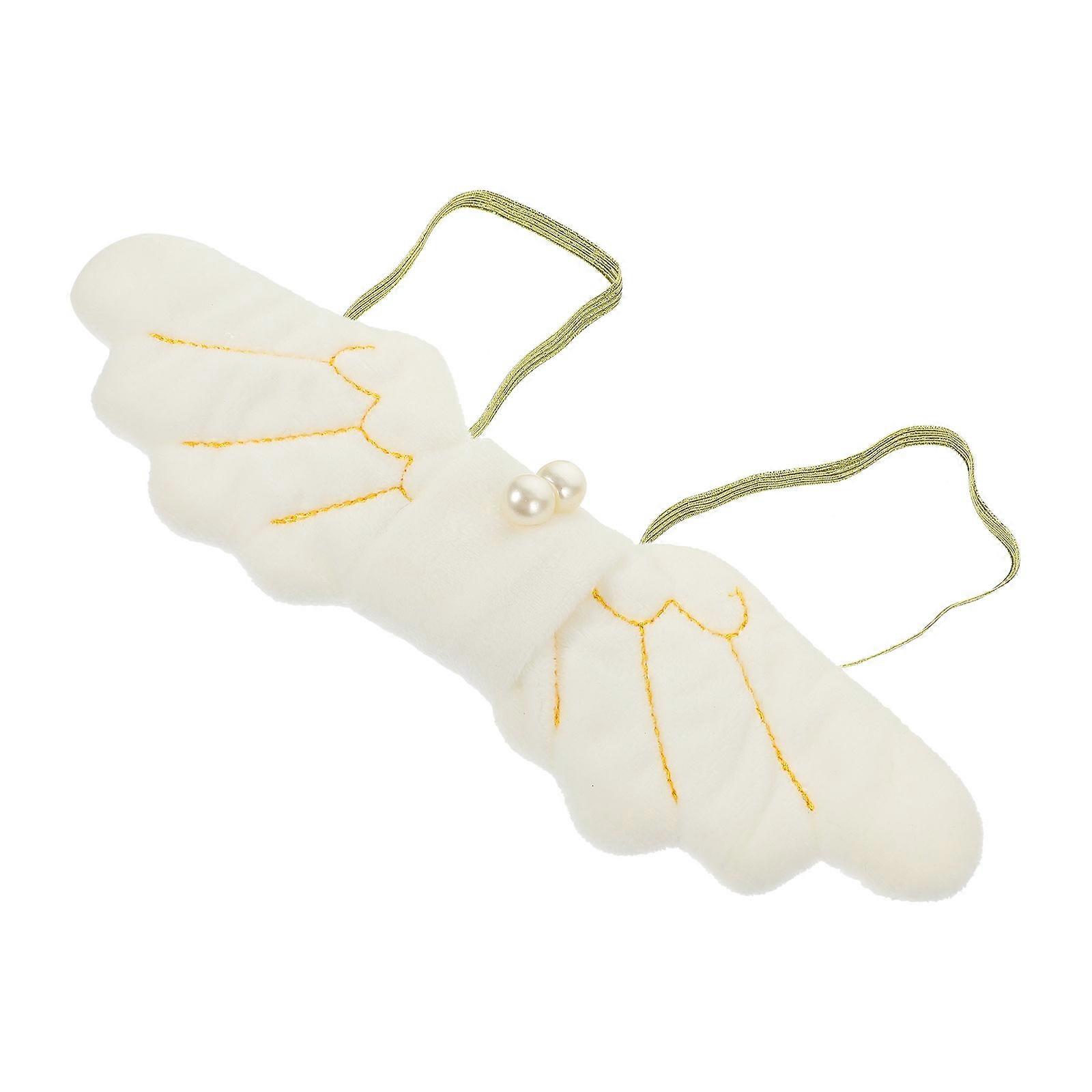 Decorative Dog Costume with White Cat Wing for 3Pcs Pets