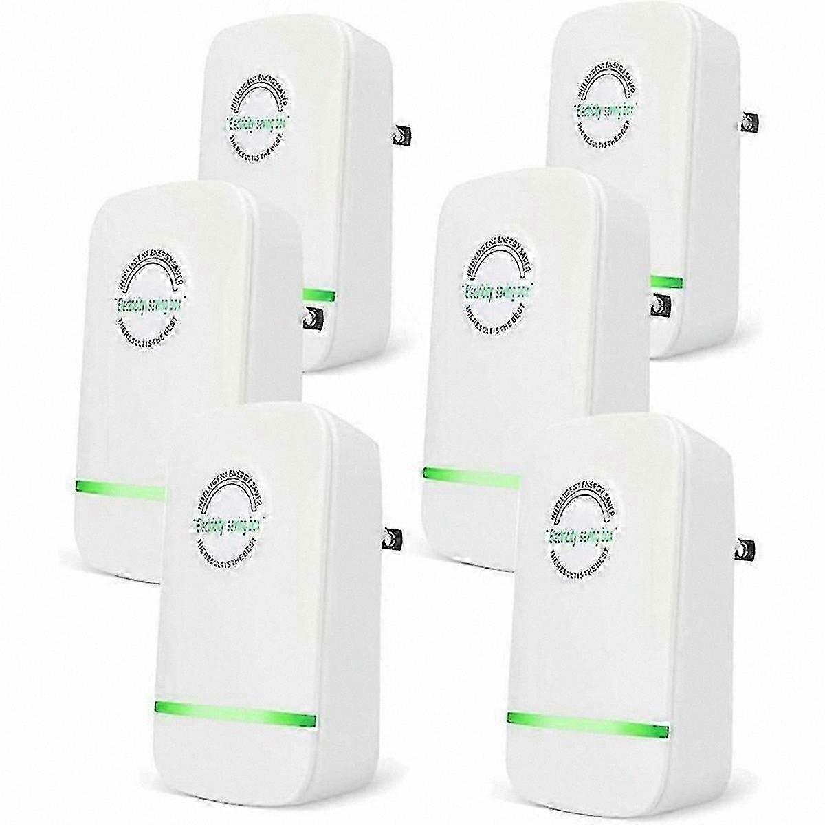 EU Plug 6-Pack Smart Energy Saver Pro Device for Power Efficiency