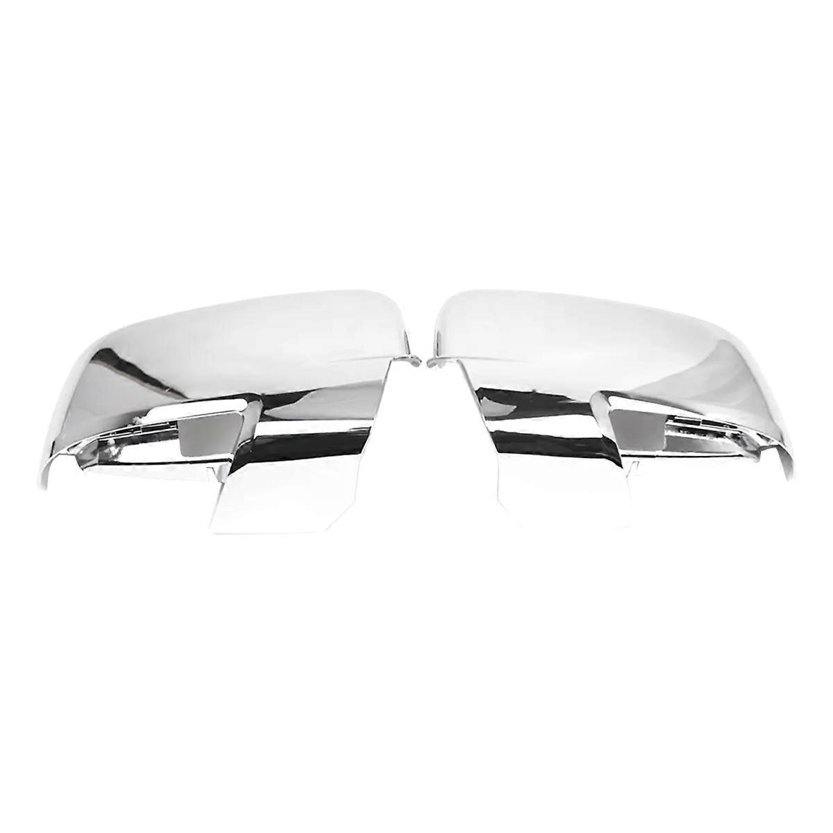 For Ram 1500 2009-2012 Right+Left Chrome Rearview Mirror Caps