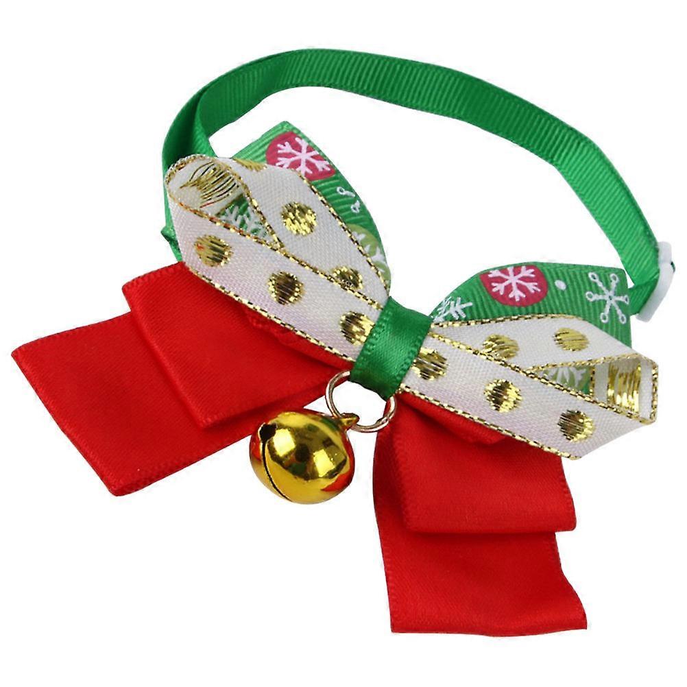 Adjustable Christmas Pet Collar with Bell for Dog Collar Decorative