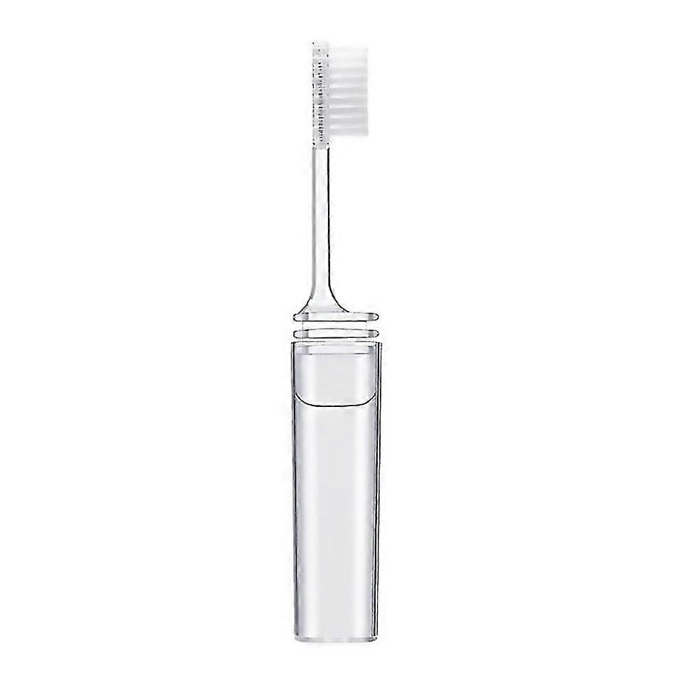 For Foldable Toothbrush Set For Traveling Business Portable Hotel Transparent Storage Toothbrush Opp