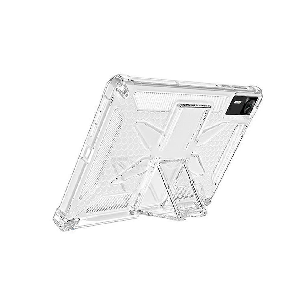 For Legion Y700 4th Gen Case with Built-in Stand Stylus Slot Transparent Shockproof Cover