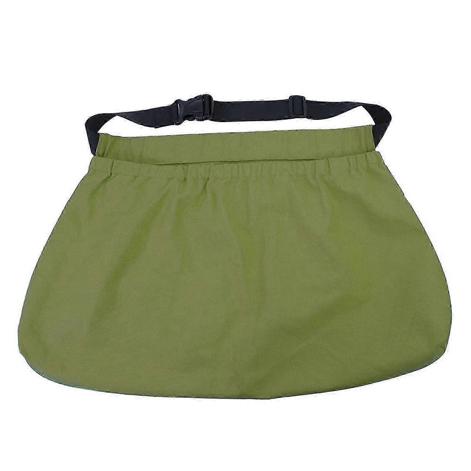 20L Canvas Weeding Apron Large Capacity Anti-scratch Strong Load-bearing Adjustable Harvesting Apron for Gardeners