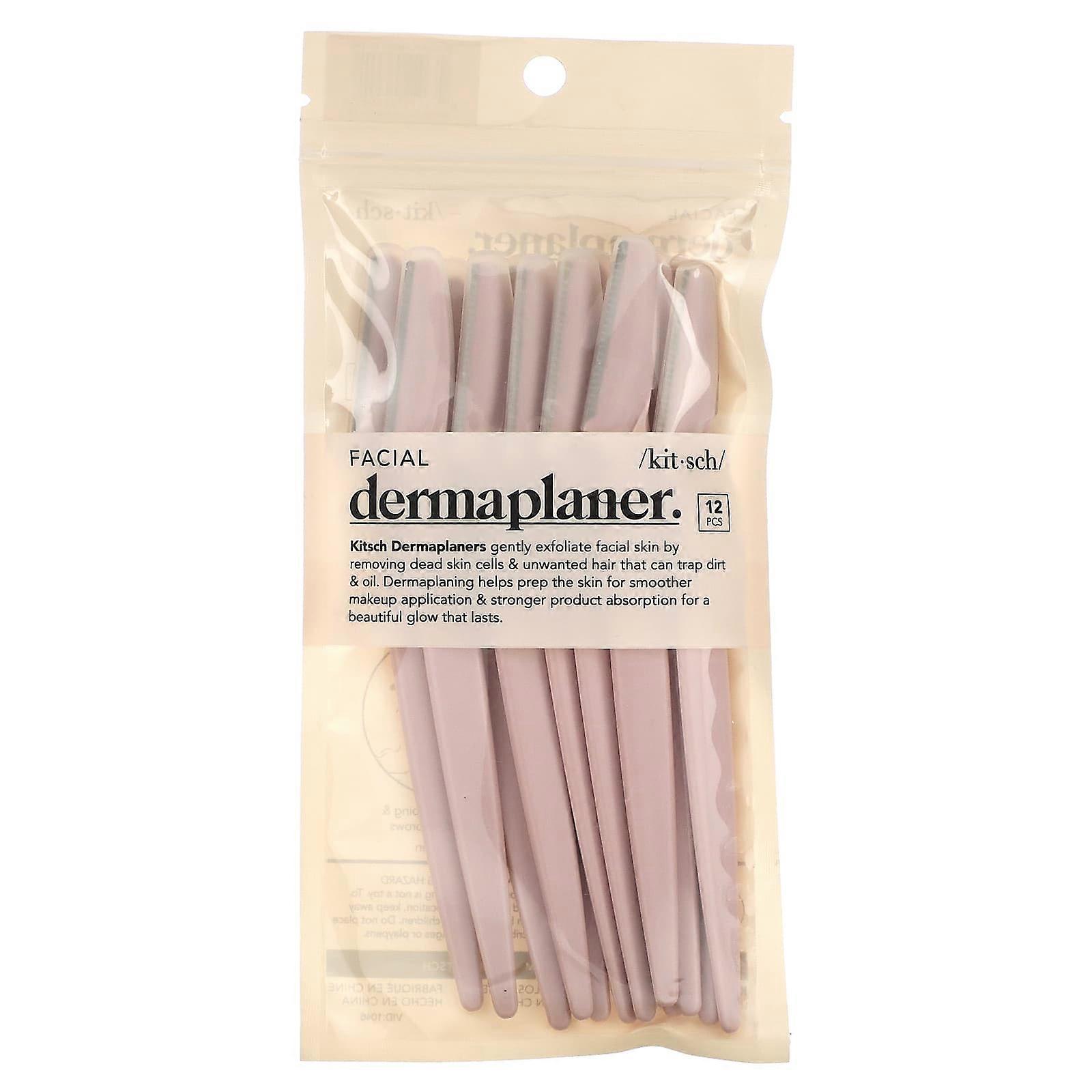 Kitsch, Facial Dermaplaner, 12 pcs