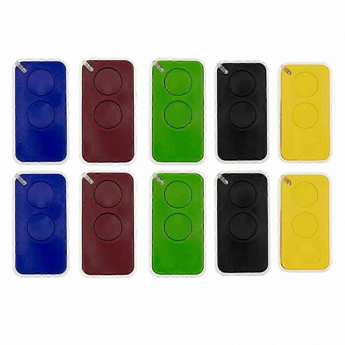 10PCS 433MHz Wireless Garage Door Remote Control Rolling Gate Controller Compatible with INTI 2 1 Systems