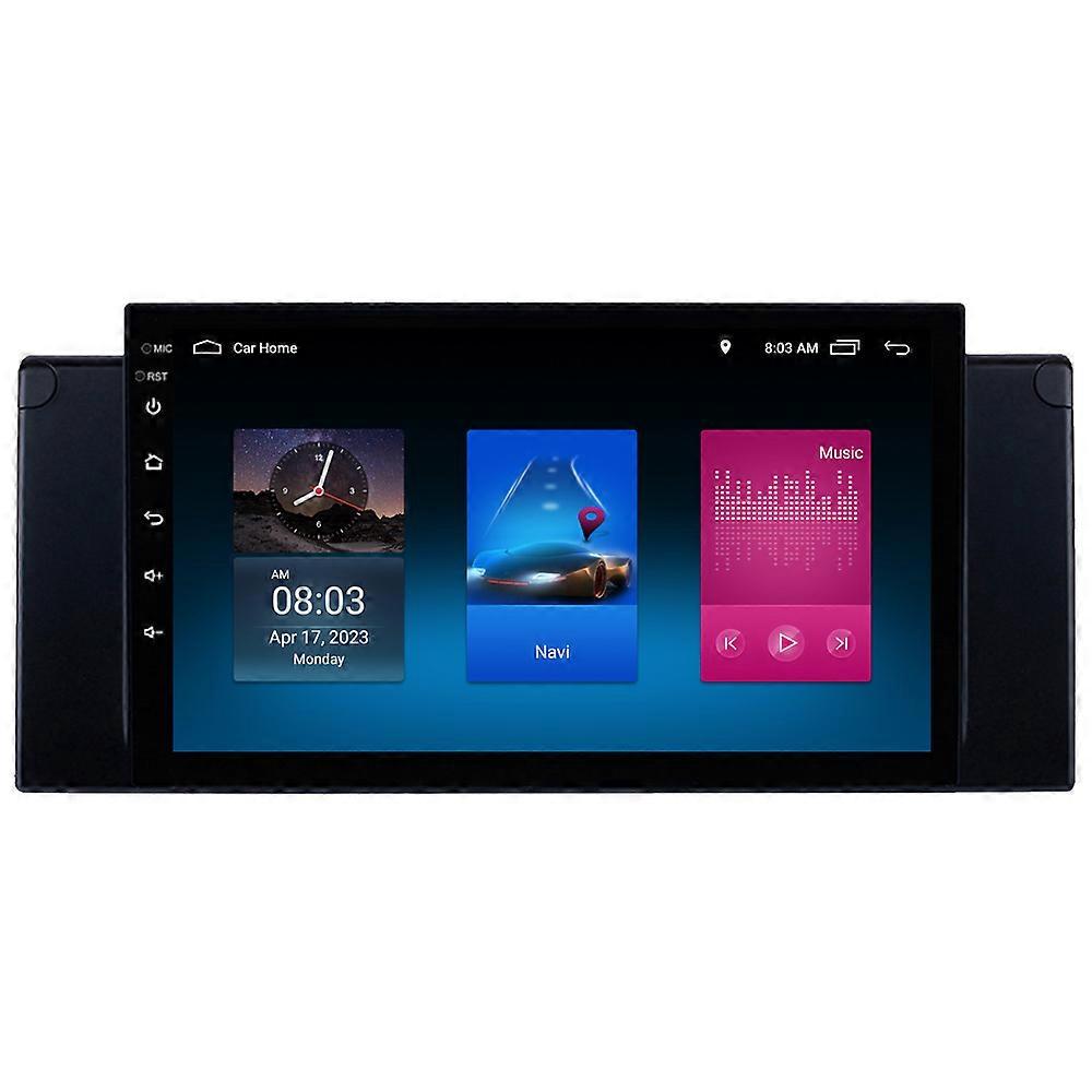 RoverOne Car Stereo Radio Bluetooth CarPlay Android Auto GPS Sat Nav Touch Screen for BMW X5 E39 E53 1999 - 2006