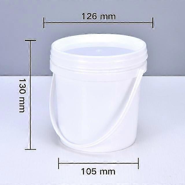 Plastic Round Bucket Transparent Pp Food Grade Bean Paste Packaging Bucket Transparent