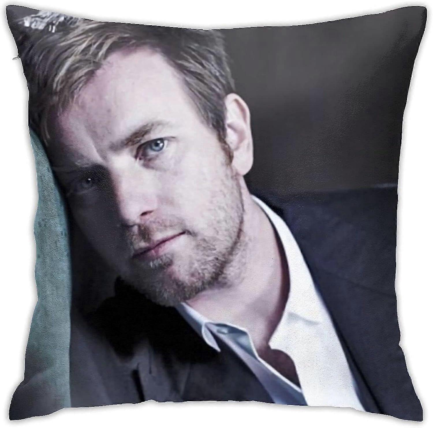 y789ユアンマクレガー枕カバー両面印刷スロー枕カバーソフトクッションカバーリビングルーム寝室の枕カバー寮の装飾-TB2289 io