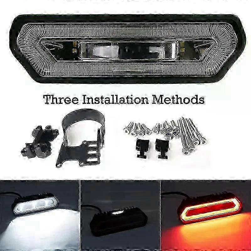 Three Colors UTV Brake Stop Lamp Car ATV Red Brake Tail Light chase For Can Am Maverick X3 Commander For Polaris RZR 1000 800