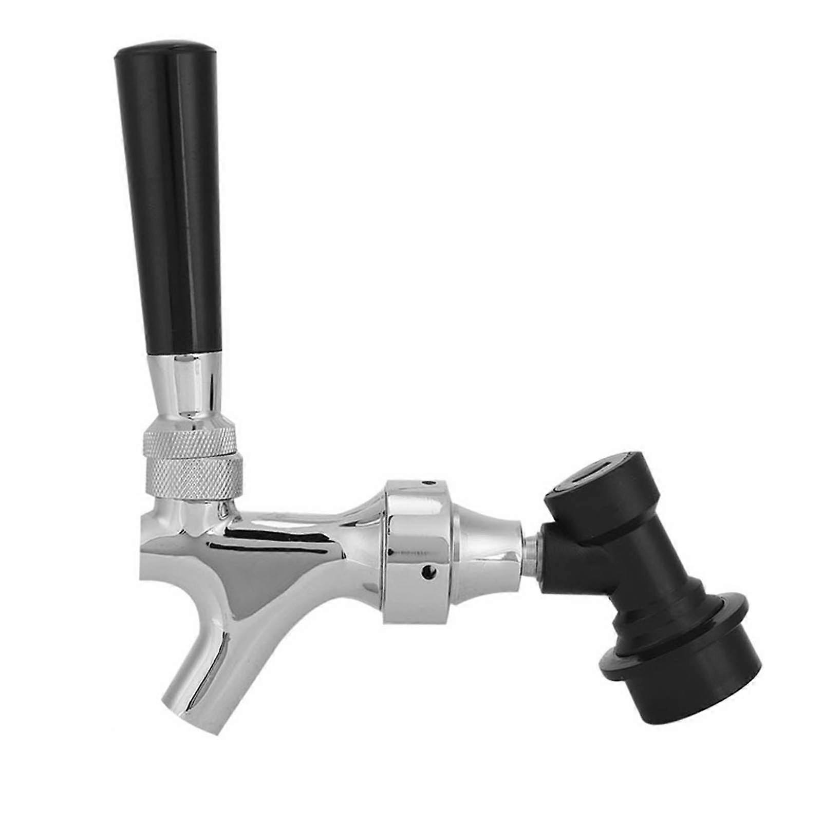 Commercial Grade Bronze Beer Tap Link Highlighting Modifiable Stream Rate And Global Agreement For Draft Systems Multicolor