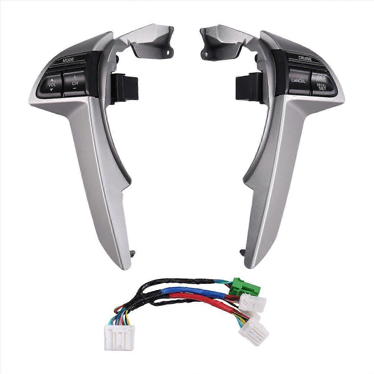 New Steering Wheel Buttons Cruise Control Switch+Wire+Frame for Accord 2009 - 2013