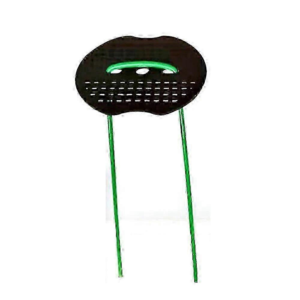 50 יחידות / לוט 35 * 15 ס"מ ספריי ירוק צורת U הימור גינה פלדה מגולוונת יתדות אבטחת סיכות עם אטם ציפורניים טחון שחור