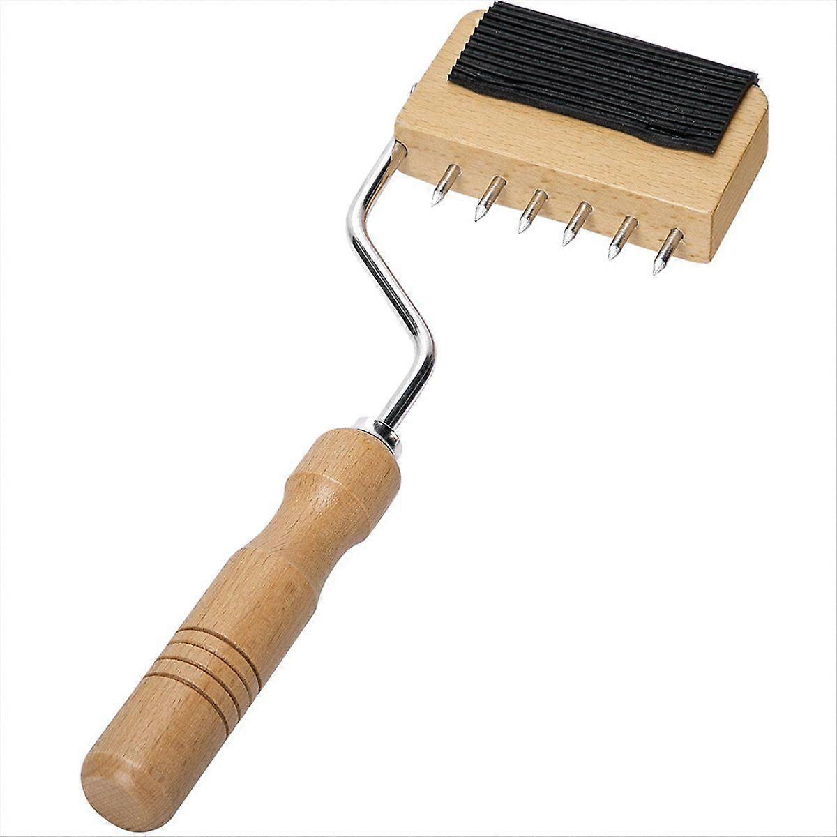 Gooseneck Webbing Stretcher Upholstery Tool, Wood Handle Webbing Puller Stretcher, Carpet Canvas We