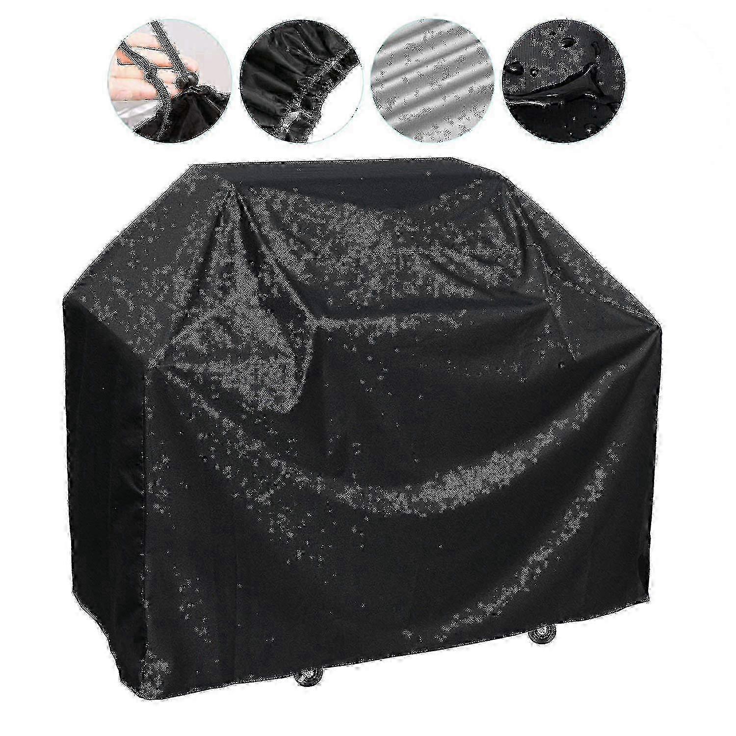 Weatherproof BBQ Grill Cover with Reinforced Stitching - 5 Custom Sizes