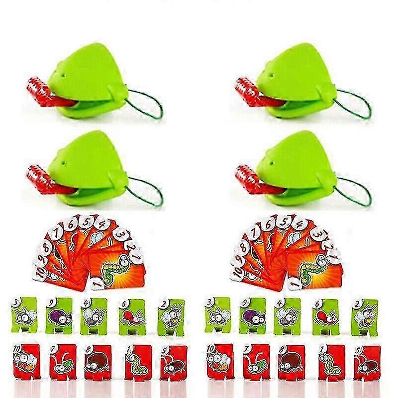 Frog Mouth Tic Tac Tongue Catch Game Joint Take Card-eat Pest Desktop Board Game Tw